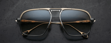 Sunglasses Model Labarge in Color Apis with Fumo lenses from Jacques Marie Mage's collection