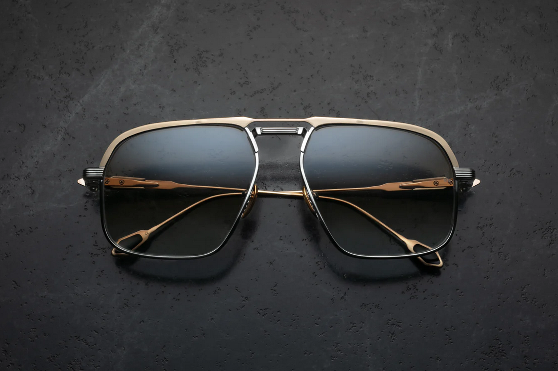 Sunglasses Model Labarge in Color Apis with Fumo lenses from Jacques Marie Mage's collection