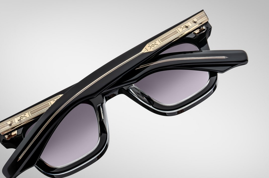 Sunglasses Model Leclair in Color Maverick with Jet Gradient Lenses from Jacques Marie Mage