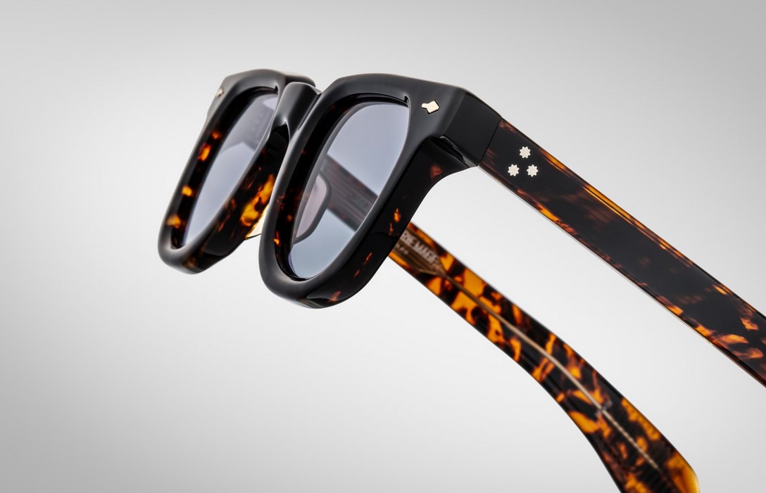 Sunglasses Model Vendome in Color Beau with Blue Lenses from Jacques Marie Mage