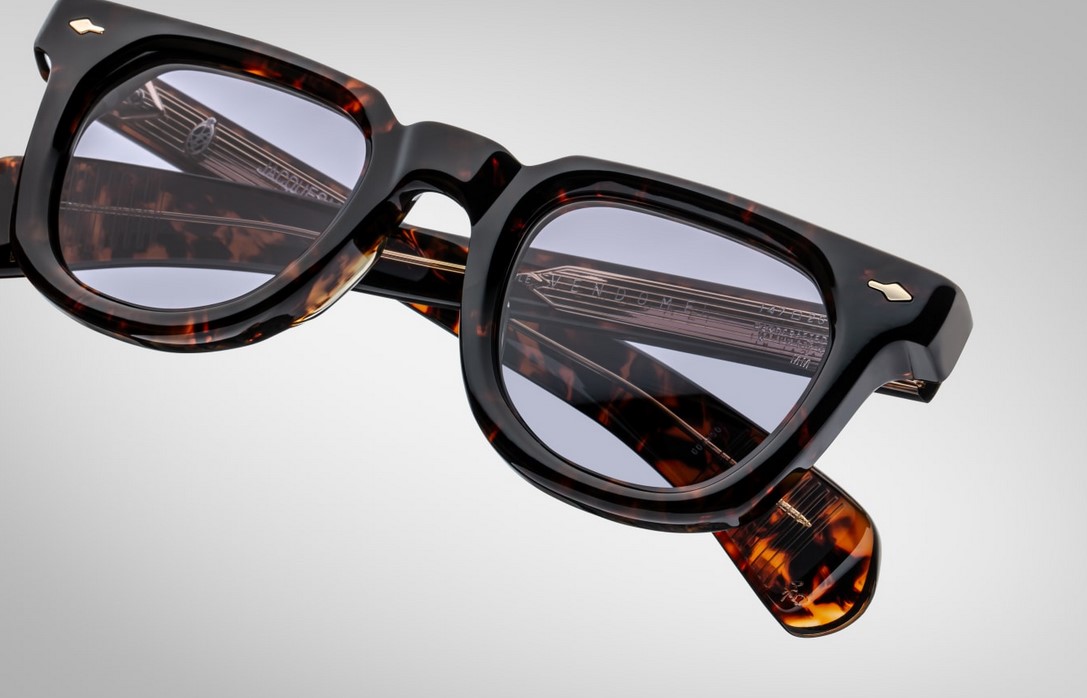 Sunglasses Model Vendome in Color Beau with Blue Lenses from Jacques Marie Mage