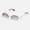 Sunglasses Model Amaru in Color C511 with Grey gradient lenses from John Dalia