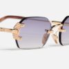 Sunglasses Model Amaru in Color C511 with Grey gradient lenses from John Dalia