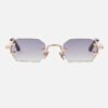 Sunglasses Model Amaru in Color C511 with Grey gradient lenses from John Dalia