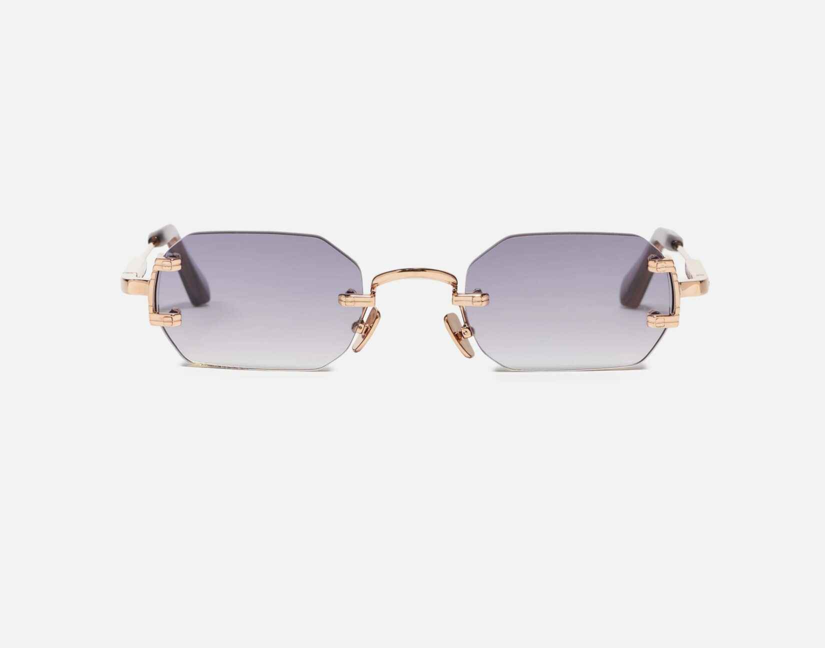 Sunglasses Model Amaru in Color C511 with Grey gradient lenses from John Dalia