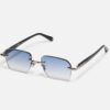 Sunglasses Model Dwayne in Color C522 with Light Blue Gradient lenses from John Dalia