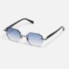 Sunglasses Model Timothy in Color C522 with Light Blue Gradient lenses from John Dalia