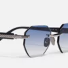 Sunglasses Model Timothy in Color C522 with Light Blue Gradient lenses from John Dalia