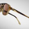 Sunglasses Model Billionaire Héritage collection in Color Bongo with Orange lenses from Jacques Marie Mage