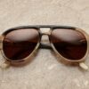 Sunglasses Model Billionaire Héritage collection in Color Bongo with Orange lenses from Jacques Marie Mage
