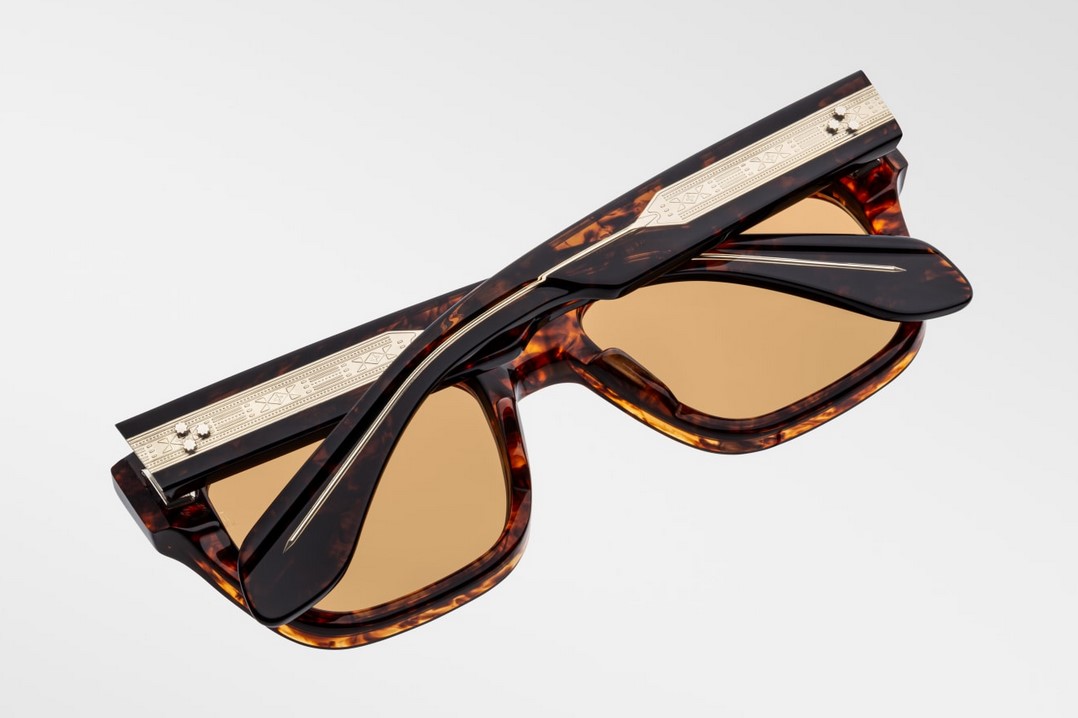 Sunglasses Model Cash in color Samoa with Orange Lenses from Jacques Marie Mage
