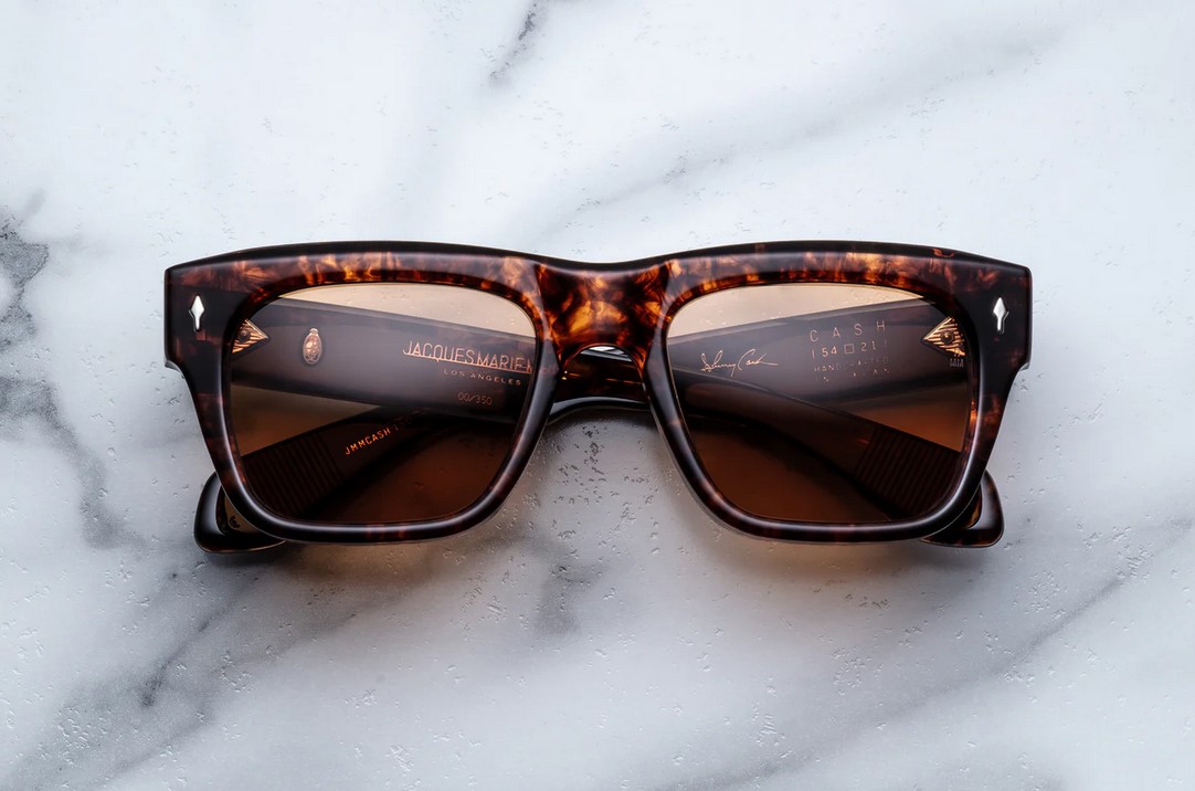Sunglasses Model Cash in color Samoa with Orange Lenses from Jacques Marie Mage
