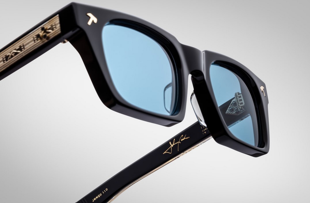 Sunglasses Model Quentin in color Eclipse 2 with Azure Lenses from Jacques Marie Mage