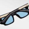 Sunglasses Model Quentin in color Eclipse 2 with Azure Lenses from Jacques Marie Mage