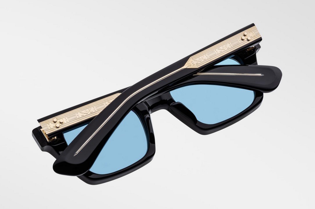 Sunglasses Model Quentin in color Eclipse 2 with Azure Lenses from Jacques Marie Mage