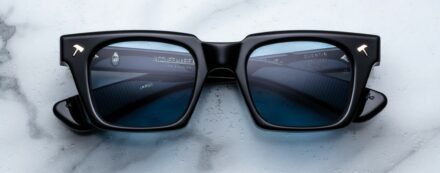 Sunglasses Model Quentin in color Eclipse 2 with Azure Lenses from Jacques Marie Mage