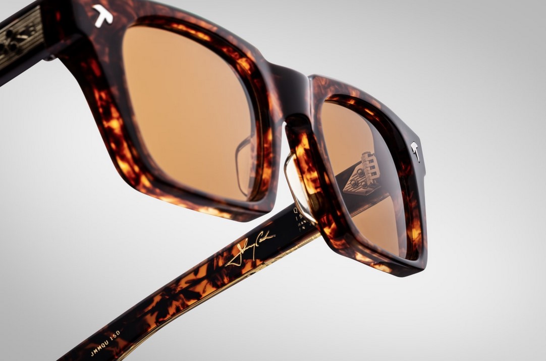 Sunglasses Model Quentin in color Samoa with Orange Lenses from Jacques Marie Mage