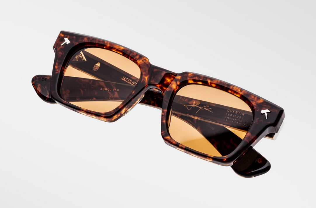 Sunglasses Model Quentin in color Samoa with Orange Lenses from Jacques Marie Mage