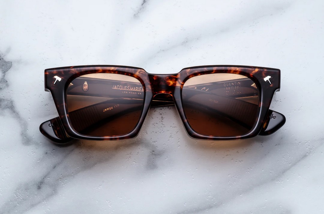 Sunglasses Model Quentin in color Samoa with Orange Lenses from Jacques Marie Mage