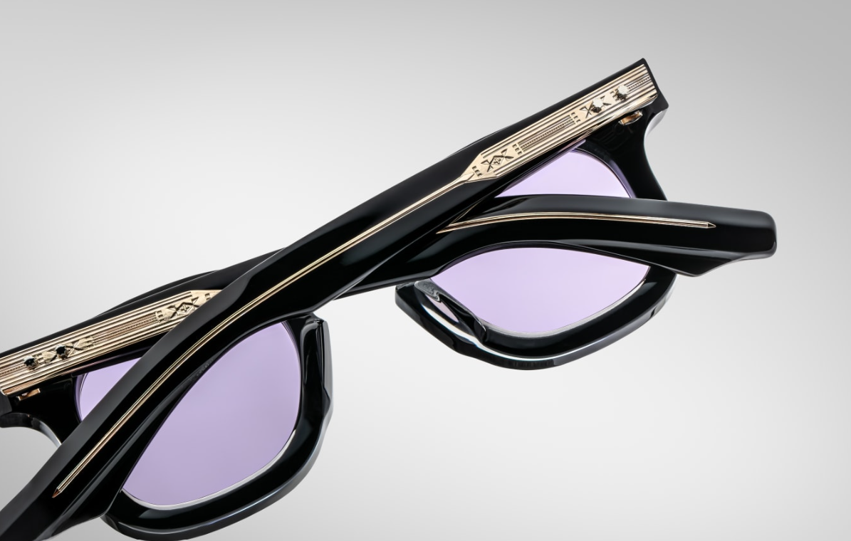 Sunglasses Model Devaux in color Wine with Denim Gradient CR39 Lenses from Jacques Marie Mage