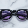 Sunglasses Model Devaux in color Wine with Denim Gradient CR39 Lenses from Jacques Marie Mage