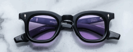 Sunglasses Model Devaux in color Wine with Denim Gradient CR39 Lenses from Jacques Marie Mage