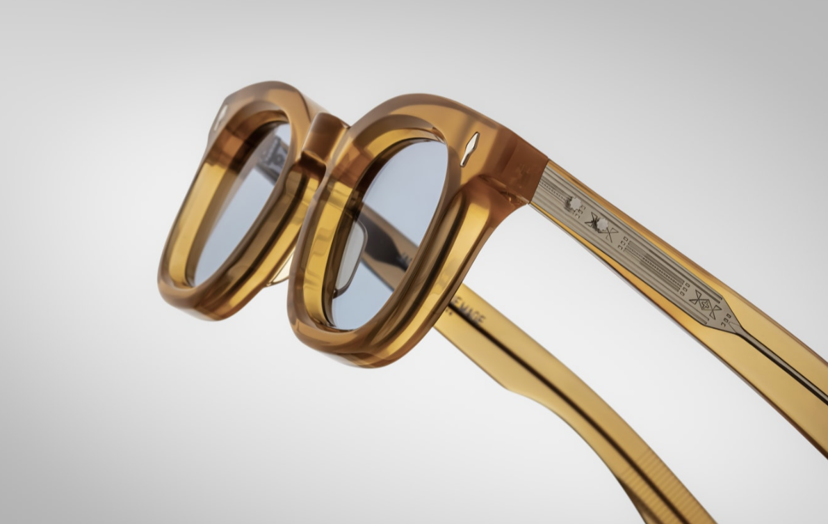 Sunglasses Model Devaux in color Saffron with Pebble CR39 Lenses from Jacques Marie Mage