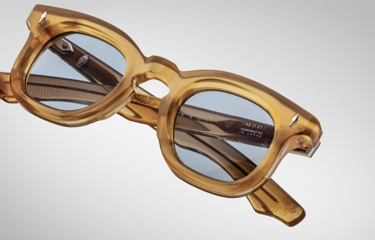 Sunglasses Model Devaux in color Saffron with Pebble CR39 Lenses from Jacques Marie Mage