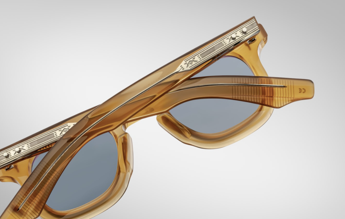 Sunglasses Model Devaux in color Saffron with Pebble CR39 Lenses from Jacques Marie Mage