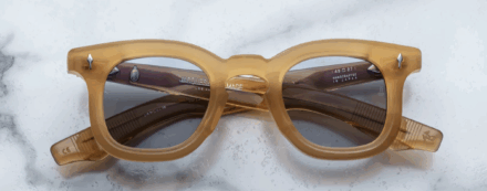 Sunglasses Model Devaux in color Saffron with Pebble CR39 Lenses from Jacques Marie Mage