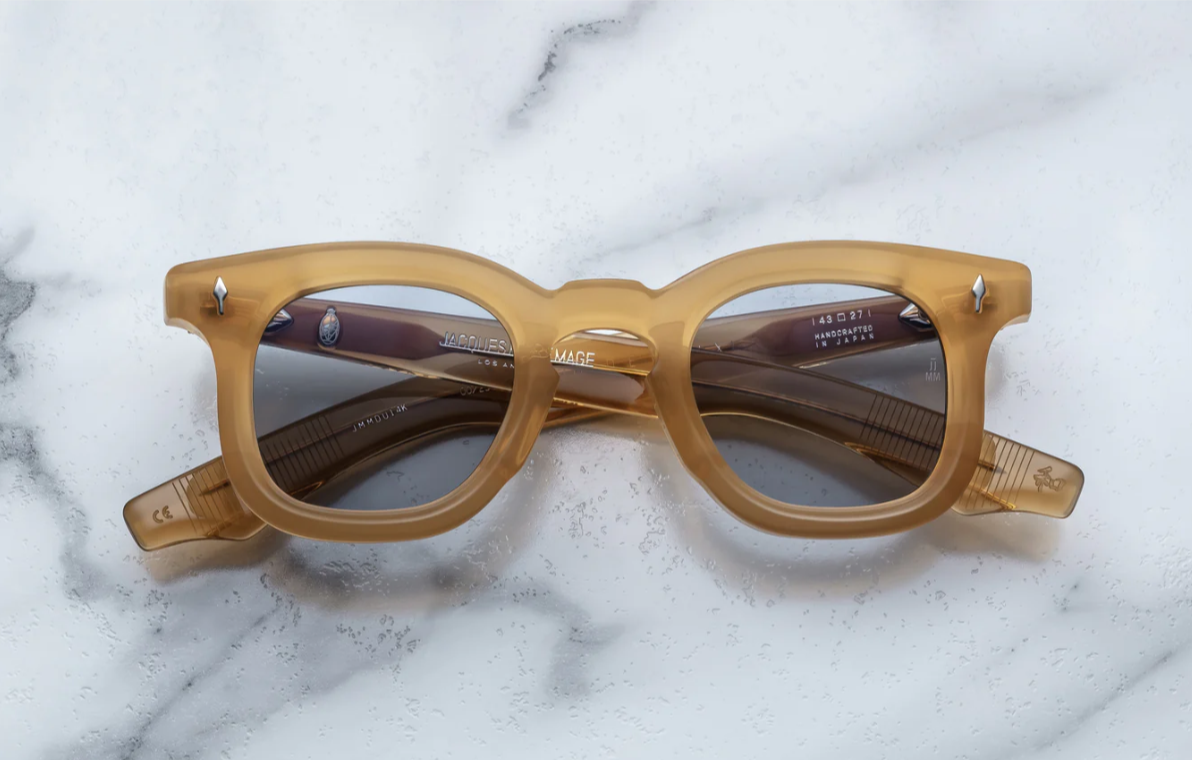 Sunglasses Model Devaux in color Saffron with Pebble CR39 Lenses from Jacques Marie Mage