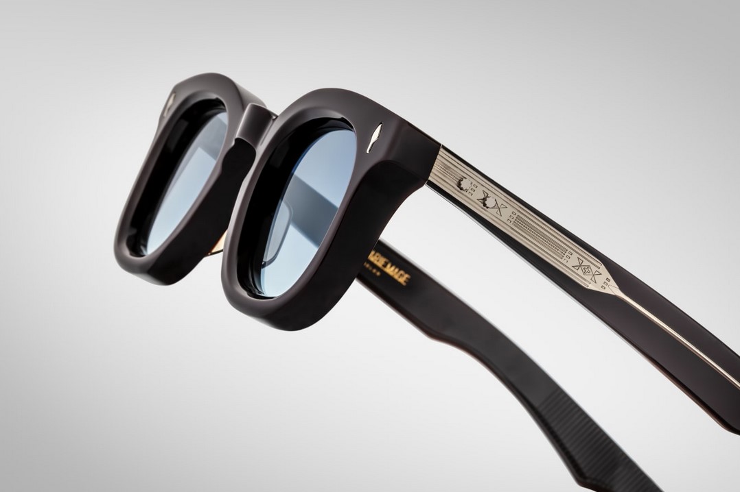 Sunglasses Model Devaux in color Wine with Denim Gradient CR39 Lenses from Jacques Marie Mage