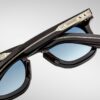 Sunglasses Model Devaux in color Wine with Denim Gradient CR39 Lenses from Jacques Marie Mage