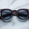 Sunglasses Model Devaux in color Wine with Denim Gradient CR39 Lenses from Jacques Marie Mage