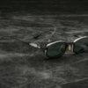 Sunglasses Model Hardin in Color Brut with Grey Gradient Polarized Glass lenses from Jacques Marie Mage's collection