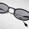 Sunglasses Model Hardin in Color Brut with Grey Gradient Polarized Glass lenses from Jacques Marie Mage's collection