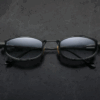 Sunglasses Model Hardin in Color Brut with Grey Gradient Polarized Glass lenses from Jacques Marie Mage's collection