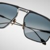Sunglasses Model Labarge in Color Black with Savannah Gradient lenses from Jacques Marie Mage's collection