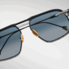 Sunglasses Model Labarge in Color Black with Savannah Gradient lenses from Jacques Marie Mage's collection