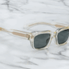Sunglasses Model Mattei in color Brut with Spruce CR39 Lenses from Jacques Marie Mage