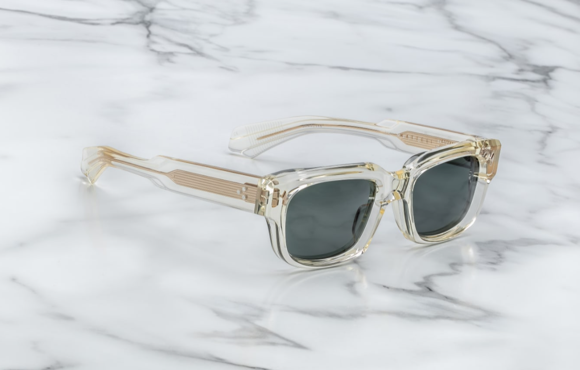 Sunglasses Model Mattei in color Brut with Spruce CR39 Lenses from Jacques Marie Mage