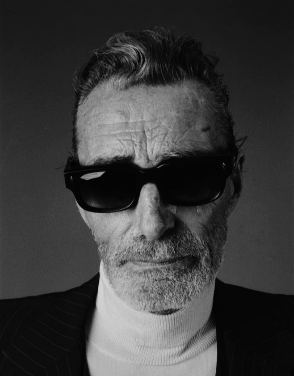 Sunglasses Model Mattei in color Noir with Vintage Green CR39 Lenses from Jacques Marie Mage