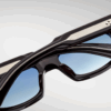 Sunglasses Model Mattei in color Wine with Denim Gradient CR39 Lenses from Jacques Marie Mage