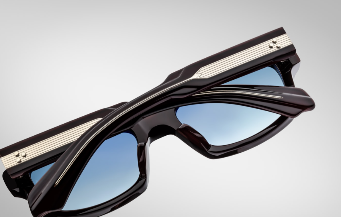 Sunglasses Model Mattei in color Wine with Denim Gradient CR39 Lenses from Jacques Marie Mage