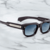 Sunglasses Model Mattei in color Wine with Denim Gradient CR39 Lenses from Jacques Marie Mage