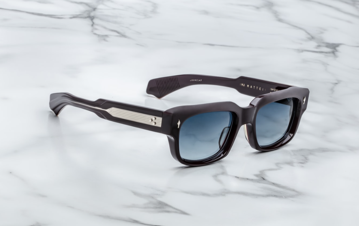 Sunglasses Model Mattei in color Wine with Denim Gradient CR39 Lenses from Jacques Marie Mage