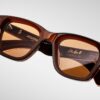 Sunglasses Model Sonata in Color Hickory with Amber Lenses from Jacques Marie Mage