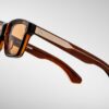 Sunglasses Model Sonata in Color Hickory with Amber Lenses from Jacques Marie Mage