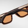 Sunglasses Model Sonata in Color Hickory with Amber Lenses from Jacques Marie Mage