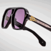Sunglasses Model Wildhorse in Color Aubergine with Purple lenses from Jacques Marie Mage's collection